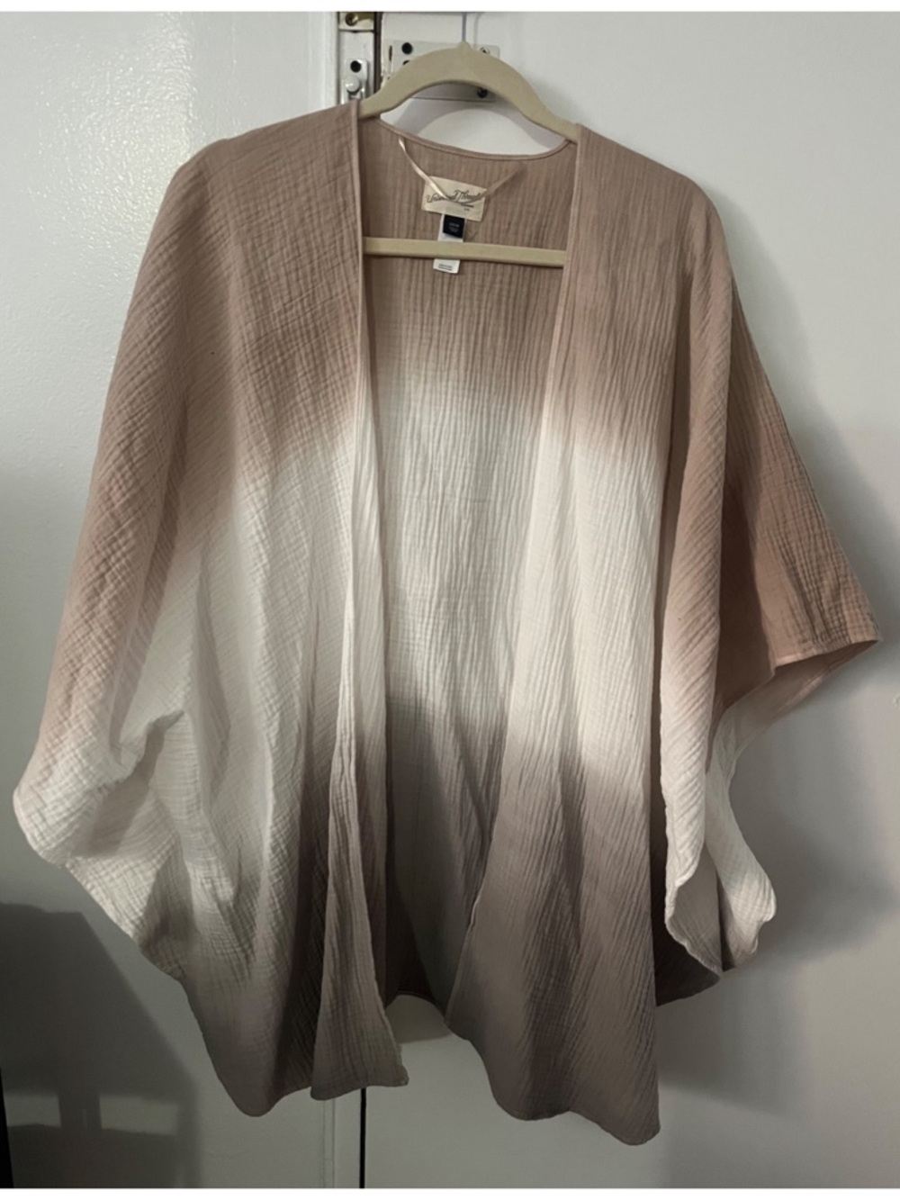Neutral Ombre Open Kimono one size